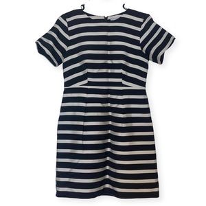 H&M stripe black and white dress